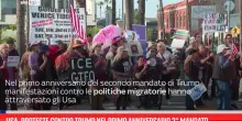 Usa, proteste contro Trump nel primo anniversario 2&deg; mandato