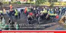 Ex Ilva Taranto, operai occupano fabbrica e bloccano strade