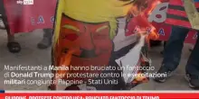 Filippine, proteste contro USA: bruciato fantoccio di Trump