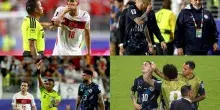 Almiron si copre la bocca: prima storica espulsione ai Mondiali per la nuova regola