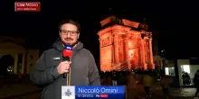 Il racconto dell'accensione del braciere all'Arco della Pace