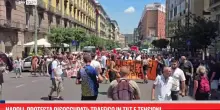 Napoli, protesta disoccupati: traffico in tilt e tensioni
