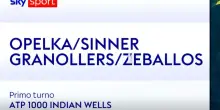 Sinner/Opelka-Zeballos/Granollers: highlights Indian Wells
