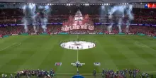 Arsenal, la spettacolare coreografia contro l'Atletico