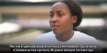 Gauff: 'A Wimbledon &egrave; iniziata la mia carriera, &egrave; speciale'