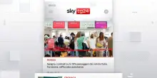 I titoli di Sky TG24 del 9 agosto, edizione delle 8