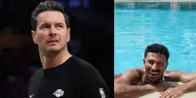 'In che piscina sei?!': giocatore dei Lakers invitato dal coach si tuffa... dal vicino