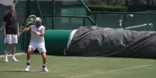 Berrettini si allena a Wimbledon: al 1&deg; turno c'&egrave; Wawrinka