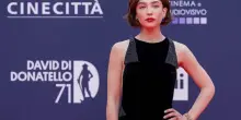Matilda De Angelis ai David: &ldquo;Le maestranze del cinema stanno morendo&rdquo;