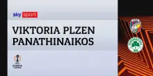 Viktoria Plzen-Panathinaikos 1-1: gol e highlights