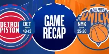 NBA Highlights: New York-Detroit 111-126