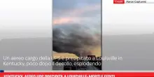 Kentucky, aereo UPS precipita a Louisville: morti e feriti
