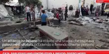 Gaza, raid israeliano contro scuola-rifugio: diversi morti