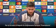 Kvara: 'A Napoli mi chiamavano Kvaradona, un piacere per me'