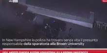 Usa, morto suicida autore sparatoria alla Brown University