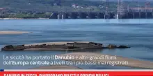 Danubio in secca, riaffiorano relitti e ordigni bellici