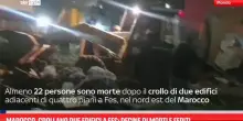 Marocco, crollano 2 edifici a Fez: decine di morti e feriti