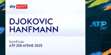 Djokovic-Hanfmann: highlights Atp Atene