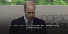 Cop30 in Brasile, appello Principe William per il clima