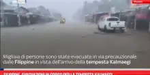 Filippine, evacuazioni in corso per la tempesta Kalmaegi