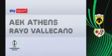 Aek Atene-Rayo Vallecano 3-1: gol e highlights