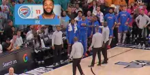NBA, animi accesi in campo, Isaiah Joe prende in giro tutti