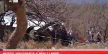 Messico, bus si ribalta: almeno 11 morti