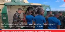 Sri Lanka, aiuti aerei nei villaggi isolati dal ciclone