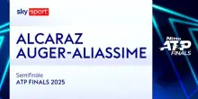 Alcaraz-Auger Aliassime: highlights Atp Finals