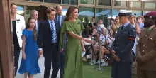 L'arrivo della Principessa Kate per la finale Sinner-Zverev