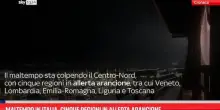 Maltempo in Italia, cinque regioni in allerta arancione