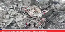 Gaza, raid israeliano: case distrutte, famiglie sfollate