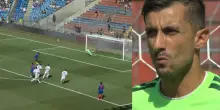 Perin para un rigore in Juve-Basilea