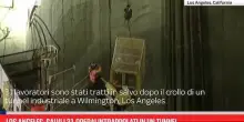 Los Angeles, salvi i 31 operai intrappolati in un tunnel