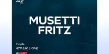 Musetti-Fritz: highlights Atp Lione