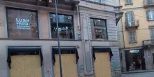 Milano, negozi blindati in vista delle manifestazioni