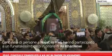 Iraq, funerale simbolico a Najaf in onore di Khamenei