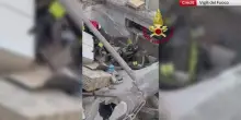 Palazzina esplode nel Fermano: un morto e un disperso