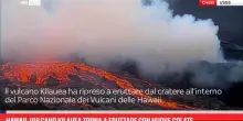Hawaii, vulcano Kilauea torna a eruttare con nuove colate