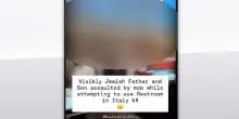 Famiglia ebrea aggredita, condanna del mondo politico. VIDEO