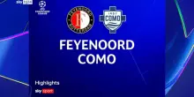 Champions, Como ko contro il Feyenoord che vince 3-2. HIGHLIGHTS