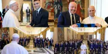 Leone XIV ha ricevuto l'Inter in Vaticano