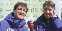 Ciro Ferrara e Montolivo in vista di Bosnia-Italia