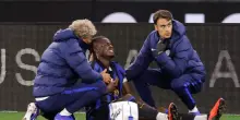 Inter, brutto colpo per Bisseck: contusione alla testa