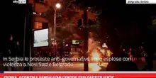 Serbia, scontri e vandalismi contro sedi partito Vucic