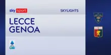Lecce-Genoa 1-0: gol e highlights