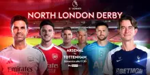 Arsenal-Tottenham LIVE su Sky Sport Uno alle 17.30