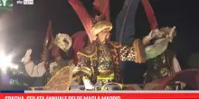 Spagna, sfilata annuale dei re magi a Madrid