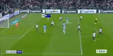 Juventus-Lazio, SkyTech gol Isaksen