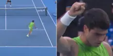 Ma Alcaraz &egrave; bionico? Il punto impossibile contro Zverev. VIDEO